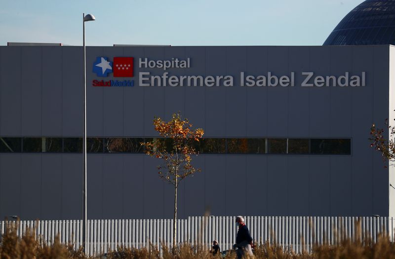 General view of Enfermera Isabel Zendal new hospital during its