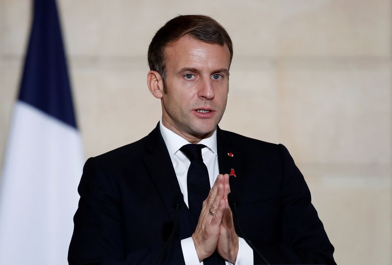 French President Macron meets Belgium’s Prime Minister De Croo in