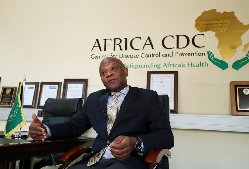 FILE PHOTO: John Nkengasong, Africa’s Director of the Centers for
