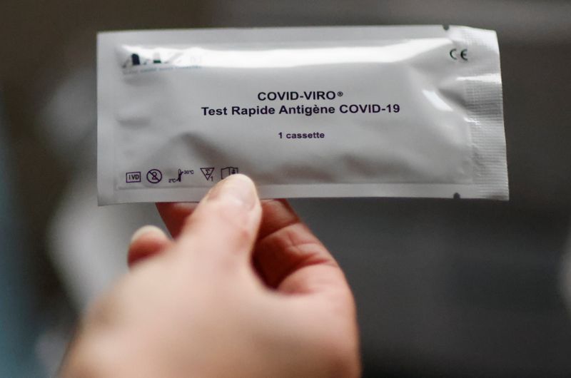 Coronavirus disease (COVID-19) testing centre near Nantes