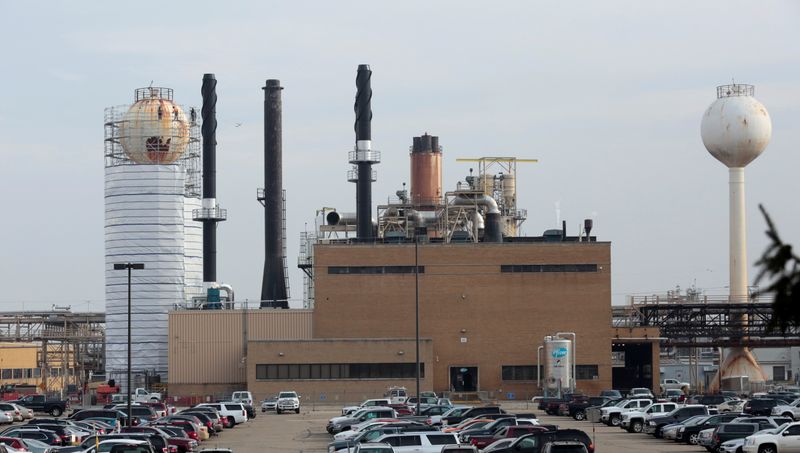 The Pfizer Global Supply manufacturing plant is seen in Portage