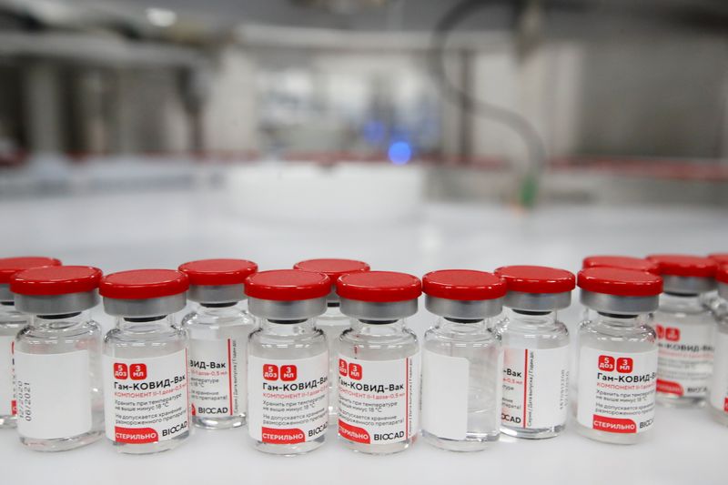 Production of Gam-COVID-Vac vaccine against the coronavirus disease in Saint
