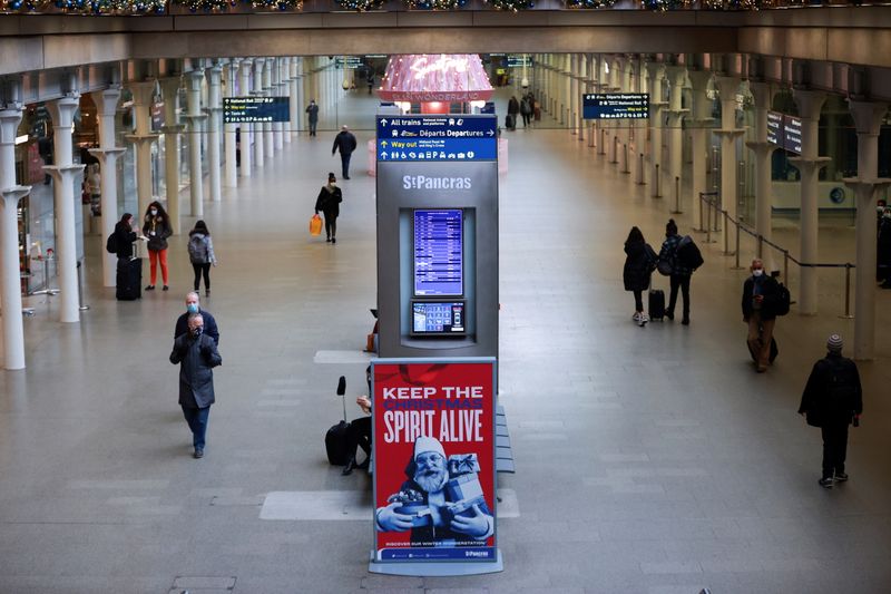 St Pancras International station in London