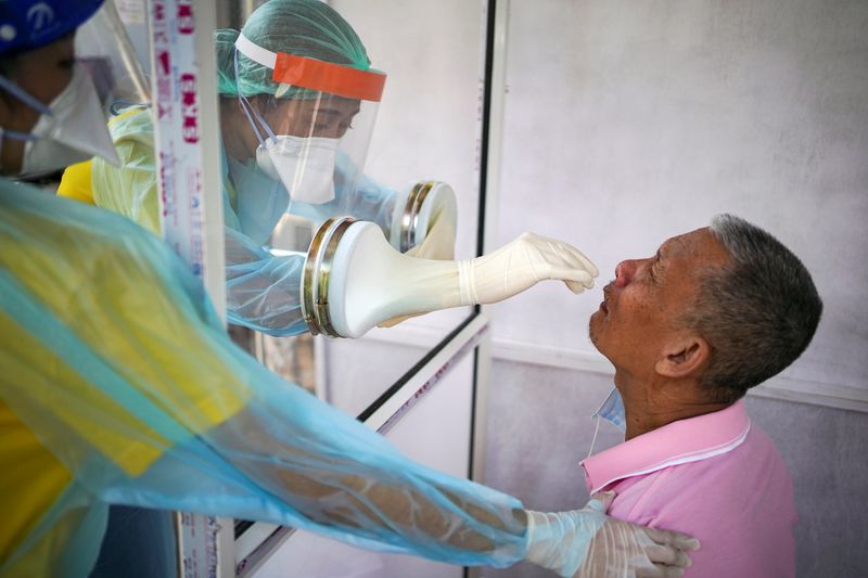 FILE PHOTO:  Coronavirus disease (COVID-19) outbreak in Thailand