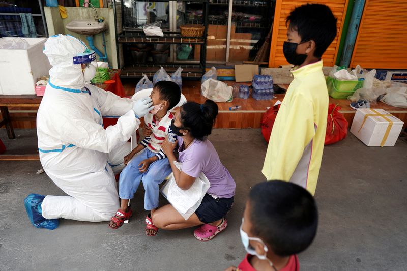 FILE PHOTO: Outbreak of the coronavirus disease (COVID-19) in Thailand