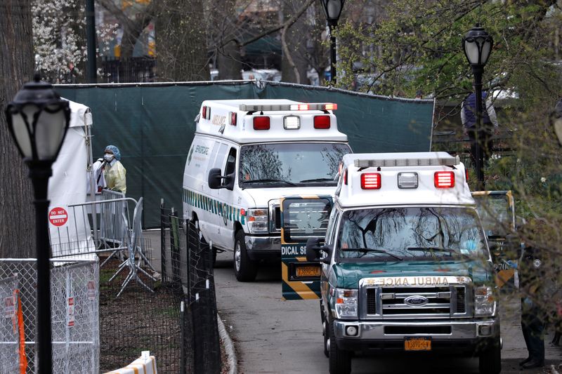 Samaritan’s Purse Emergency Field Hospital in Central Park during outbreak