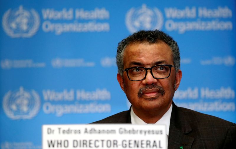 FILE PHOTO: World Health Organization holds daily news briefing on