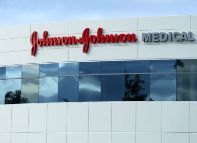 FILE PHOTO: A Johnson & Johnson building is shown in