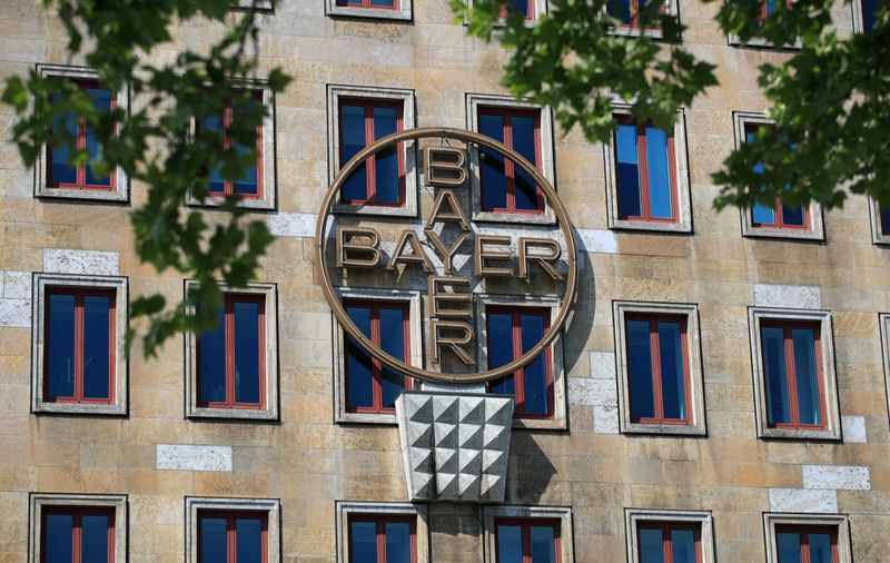 The historic headquarters of German pharmaceutical and chemical maker Bayer