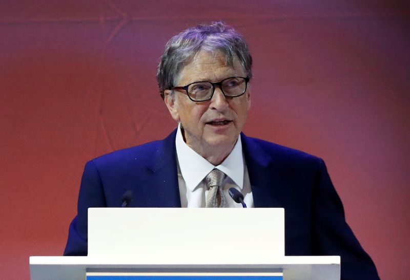 Microsoft Founder Bill Gates attends the 10th World Health Summit