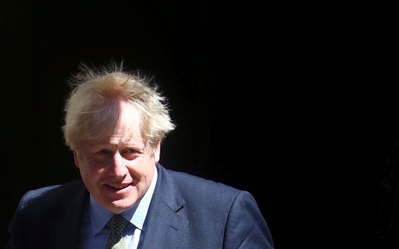FILE PHOTO: Britain’s Prime Minister Boris Johnson at Downing Street