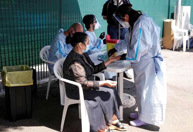 FILE PHOTO: The coronavirus disease (COVID-19) outbreak, in Rome