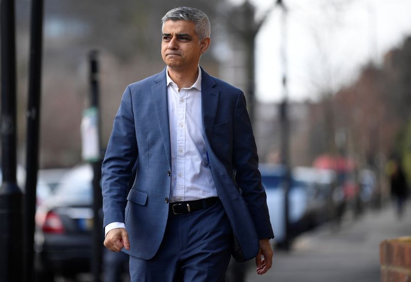 Mayor of London Sadiq Khan launches his re-election campaign in