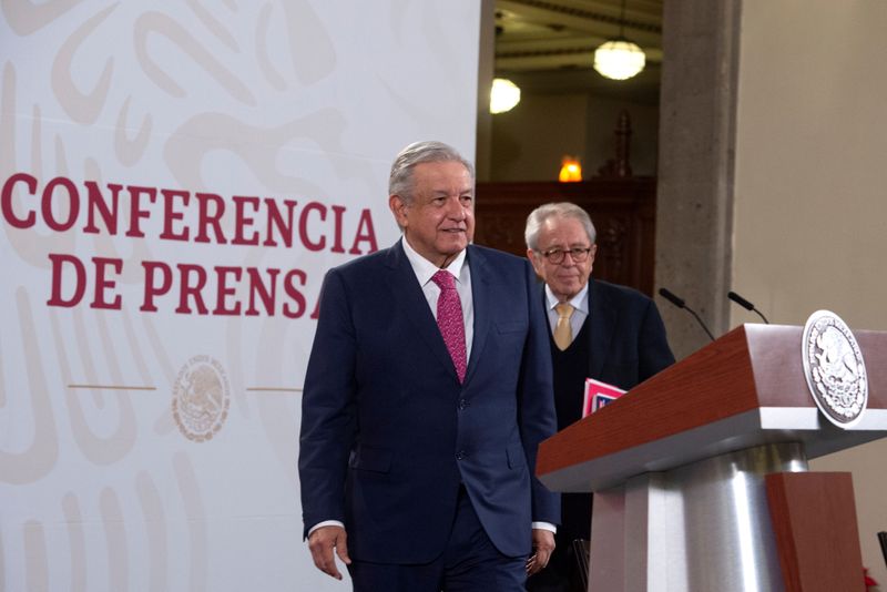 FILE PHOTO: Mexico’s President Andres Manuel Lopez Obrador and Mexican