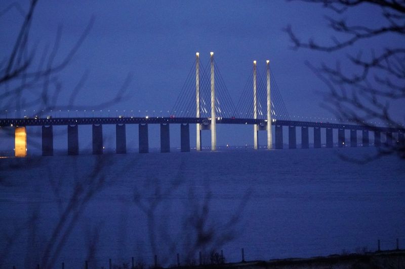The Oresund bridge is seen after the Swedish government decided