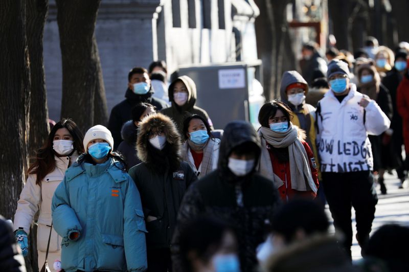 FILE PHOTO: Outbreak of the coronavirus disease (COVID-19), in Beijing