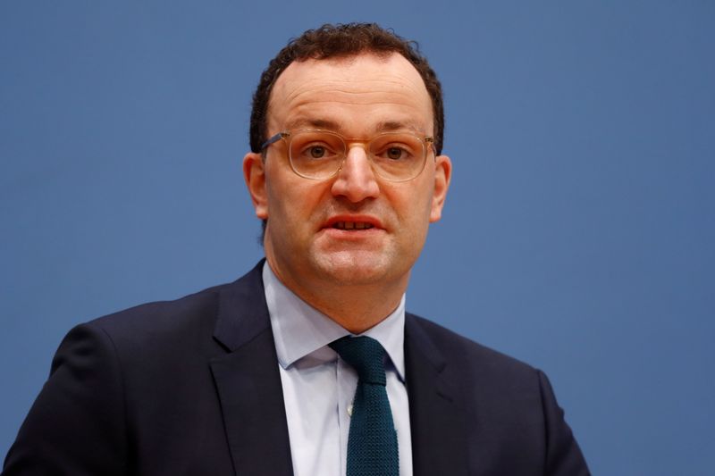 German Health Minister Spahn holds a news conference in Berlin