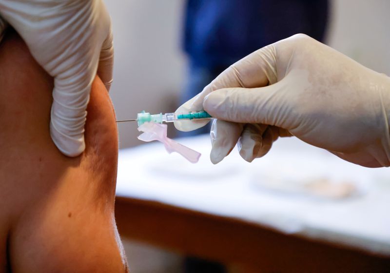 FILE PHOTO: Vaccinations at Havelhoehe community hospital in Berlin