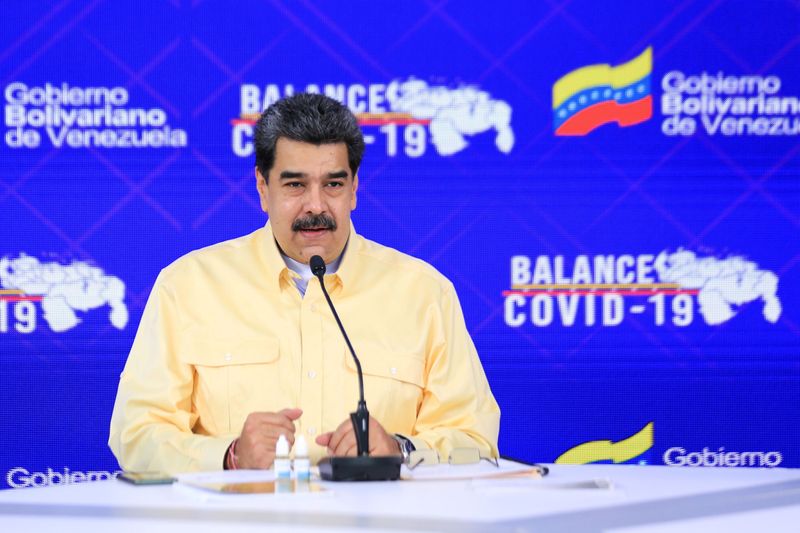 FILE PHOTO: Venezuela’s President Nicolas Maduro speaks during an announcement