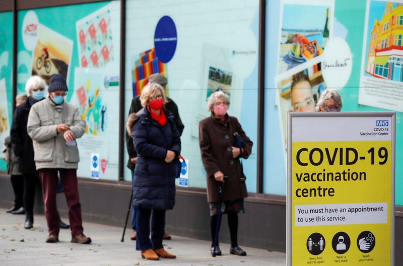 FILE PHOTO: COVID-19 vaccinations in Folkestone