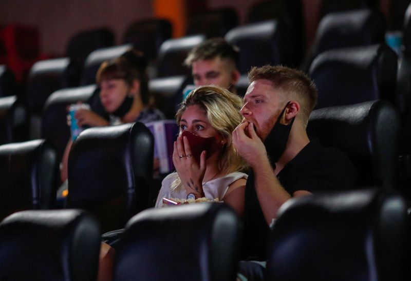 FILE PHOTO: Going to movie theater amid easing of coronavirus