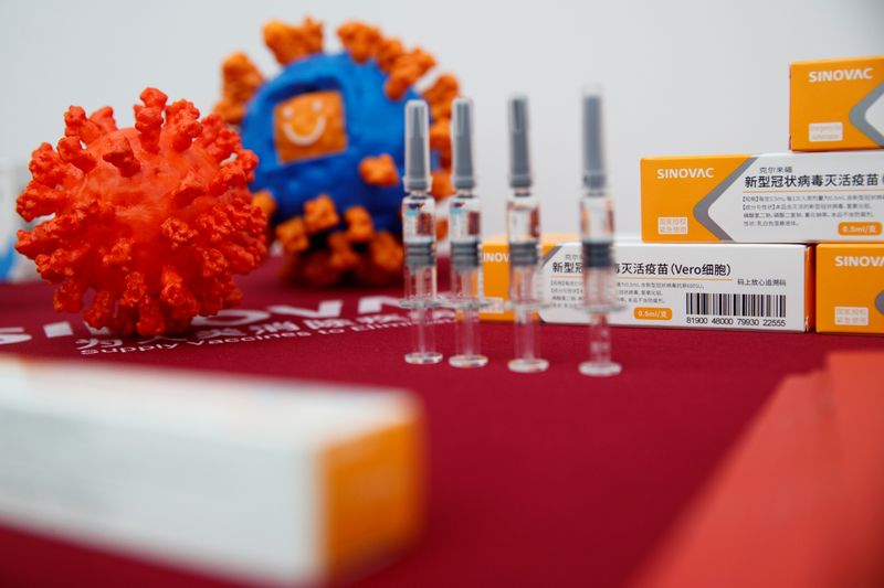Media tour at Chinese vaccine maker Sinovac Biotech in Beijing