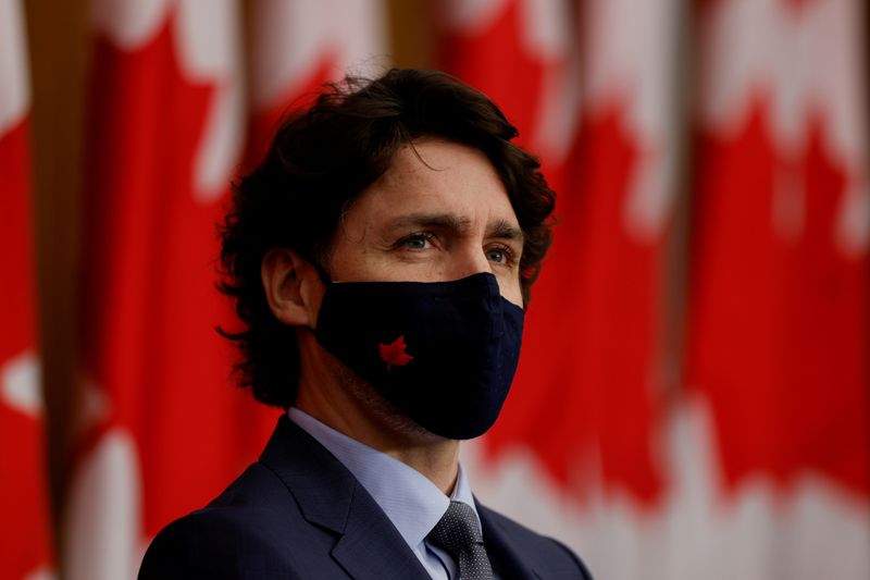 FILE PHOTO: Canada’s Prime Minister Justin Trudeau attends news conference