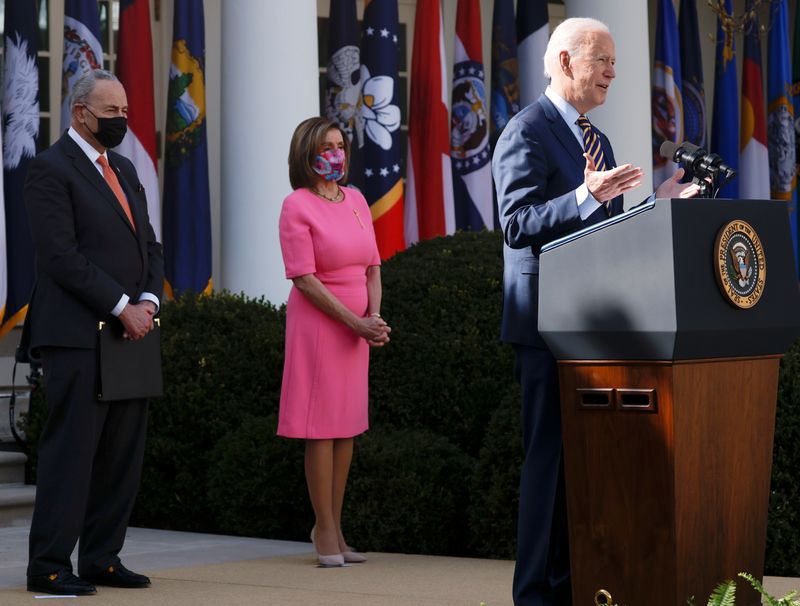 U.S. President Biden hosts celebration of American Rescue Plan at