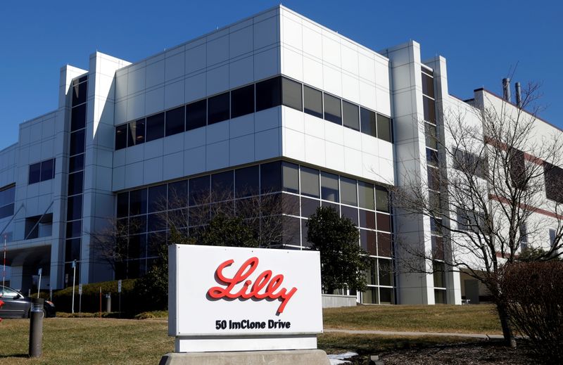 FILE PHOTO: An Eli Lilly and Company pharmaceutical manufacturing plant