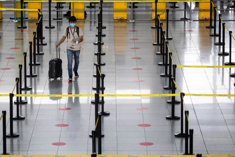 Manila international airport amid Coronavirus outbreak