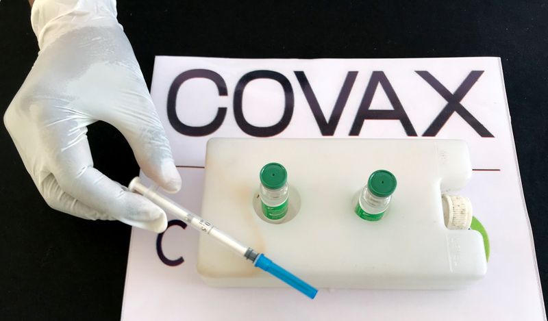 Nurse prepares to administer the AstraZeneca/Oxford vaccine against the COVID-19