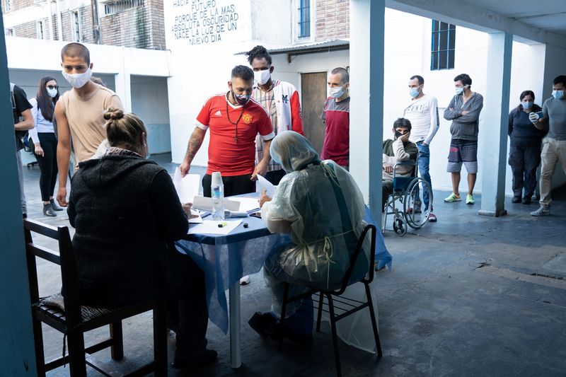 FILE PHOTO: Uruguay kicks off campaign to vaccinate prisoners in