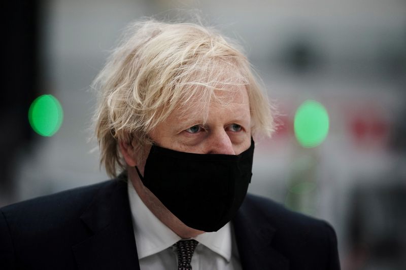 FILE PHOTO: Britain’s Prime Minister Boris Johnson visits BAE Systems