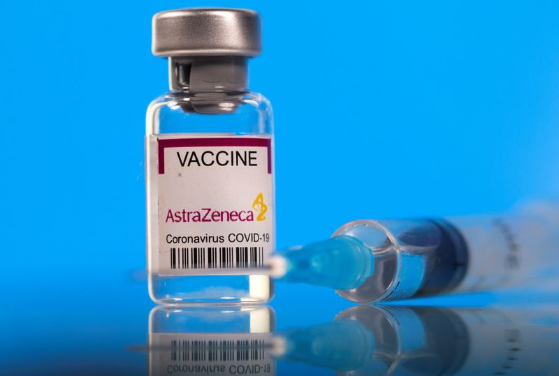FILE PHOTO: Picture illustration of a vial labelled with the