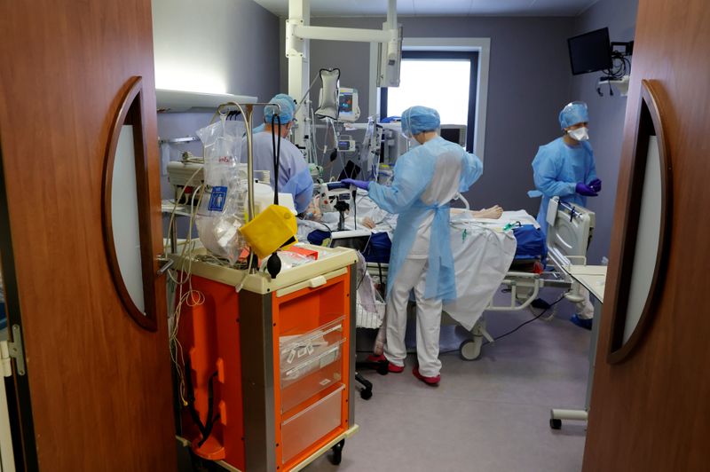FILE PHOTO: Northern French hospital battles to save lives