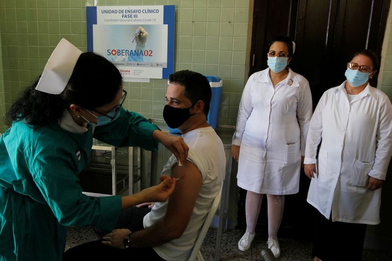 FILE PHOTO: Coronavirus disease (COVID-19) outbreak in Havana