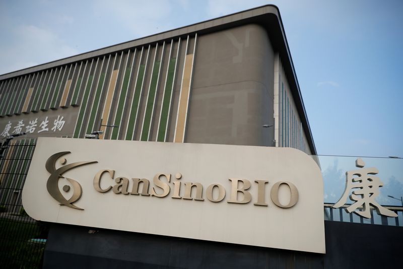 FILE PHOTO: China’s vaccine specialist CanSino Biologics Inc in Tianjin