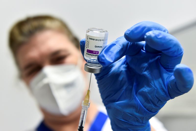 FILE PHOTO: Italy resumes AstraZeneca COVID-19 vaccinations, in Turin