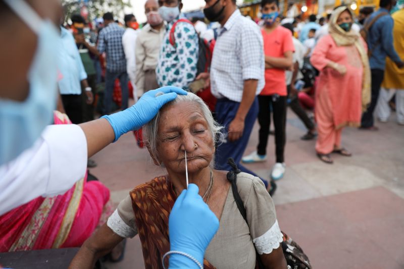 FILE PHOTO: Kumbh Mela amid COVID-19 pandemic, in Haridwar