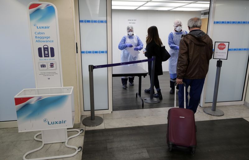 Nice Cote d’Azur International Airport amid the coronavirus disease (COVID-19)