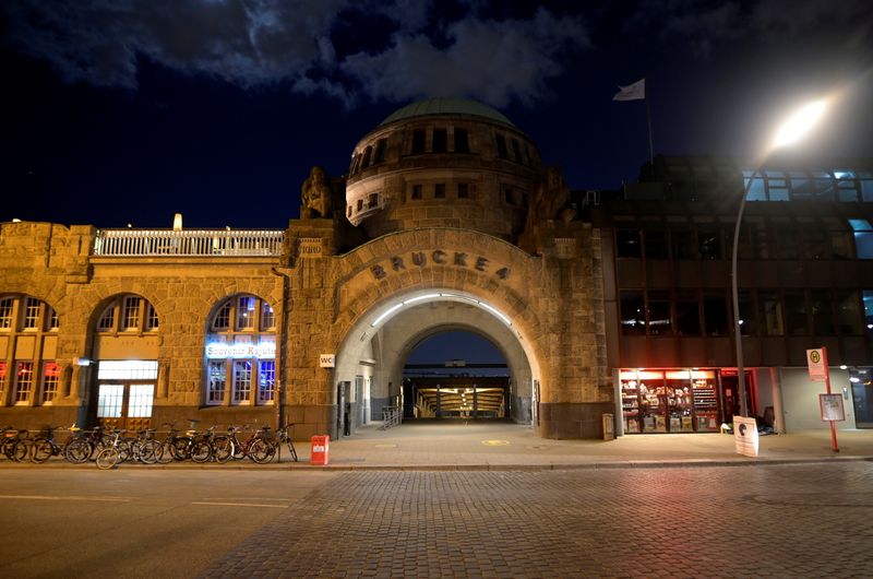 FILE PHOTO: Lockdown in the streets of Hamburg