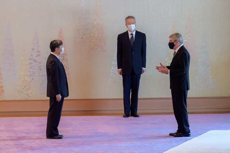 IOC President Thomas Bach meets with Japan’s Emperor Naruhito in
