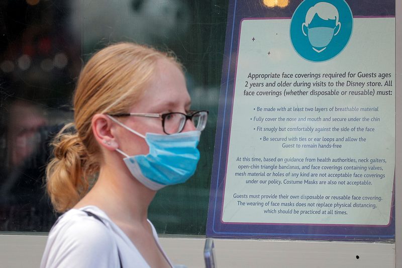 U.S. CDC recommends vaccinated Americans wear masks indoors in many