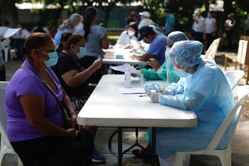 FILE PHOTO: COVID-19 pandemic in San Rafael Cedros
