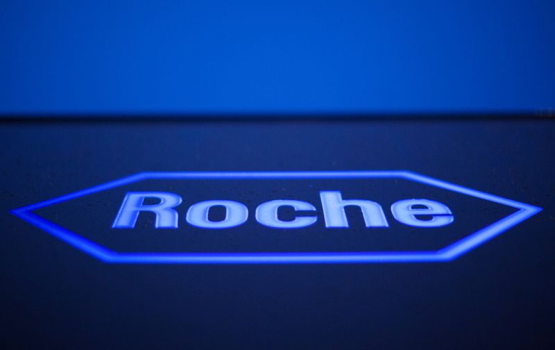 FILE PHOTO: FILE PHOTO: Logo of Swiss pharmaceutical company Roche