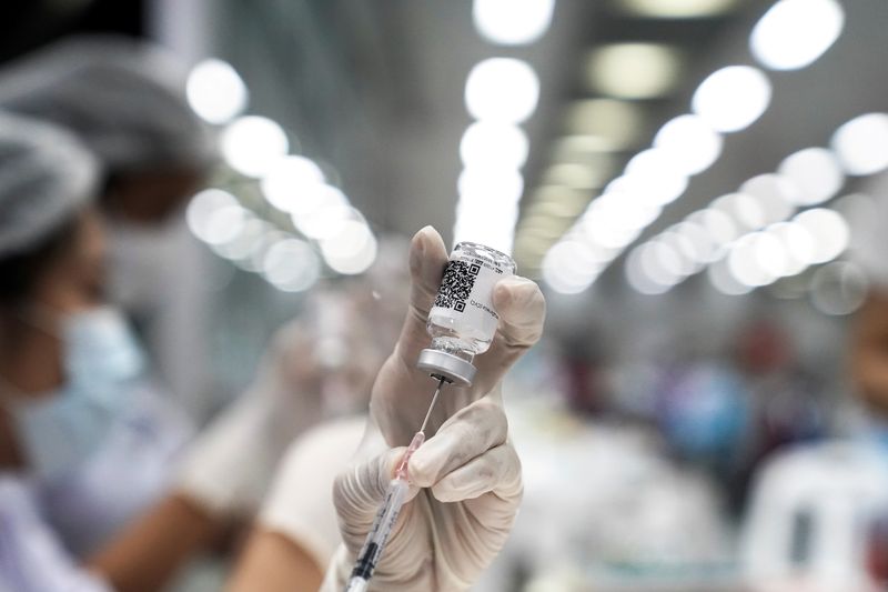 FILE PHOTO: COVID-19 vaccinations in Bangkok