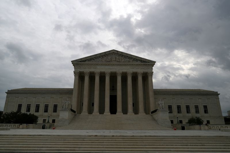 The U.S. Supreme Court following an abortion ruling by the