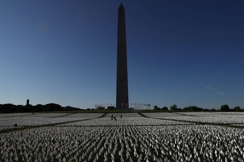 “In America: Remember”, a memorial for Americans who died due