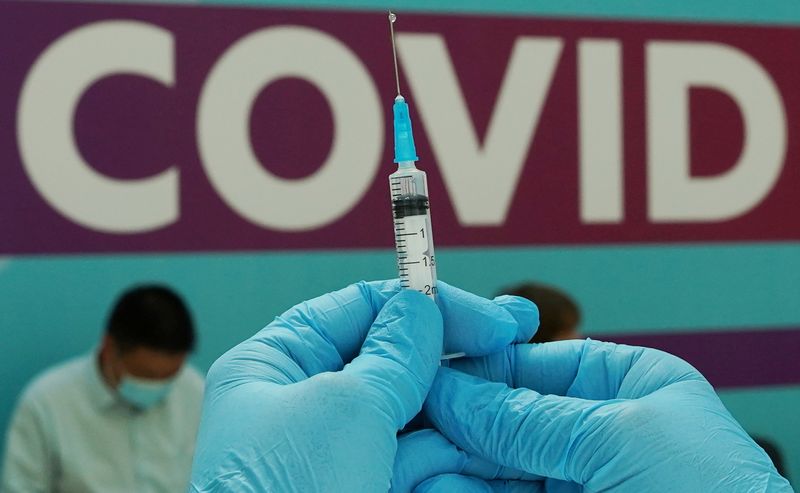 FILE PHOTO: Vaccination against the coronavirus disease (COVID-19) in Moscow