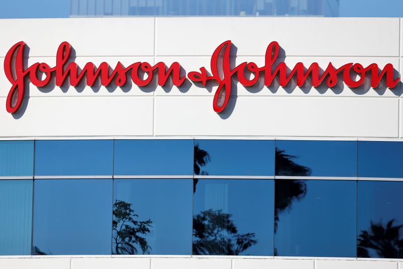 FILE PHOTO: Johnson & Johnson company offices are shown in
